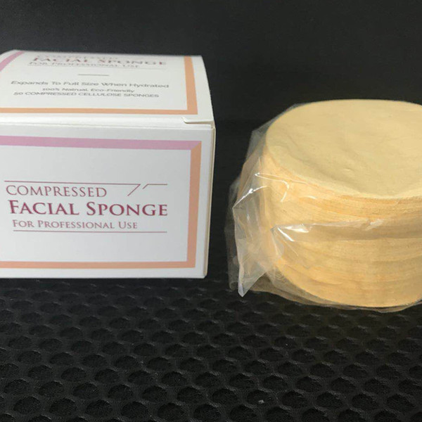 Facial Sponges (50 Count) 65mm*10mm Compressed sponge for professional use 50pcs/set