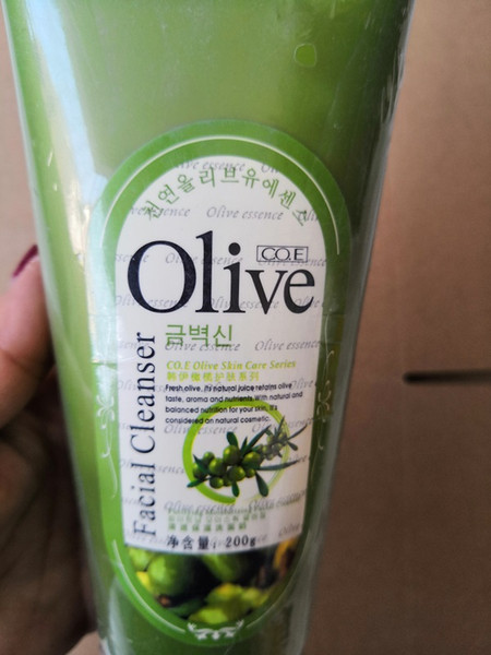 High Quality !!Olive facial treatment cleanser famous brand hydrating even better clinical face clean cream 200g