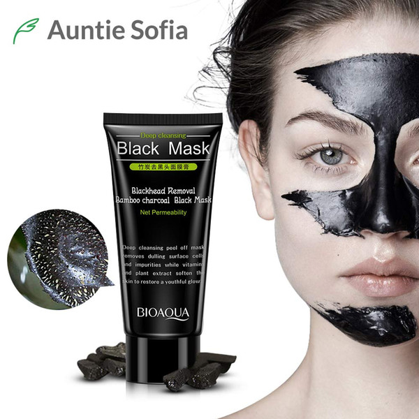 Facial Clean Makeup Blackhead Remover Bamboo Charcoal Deep Cleansing Mud Cleaner Peel Off Nose Blackhead Remover Acne Treatment