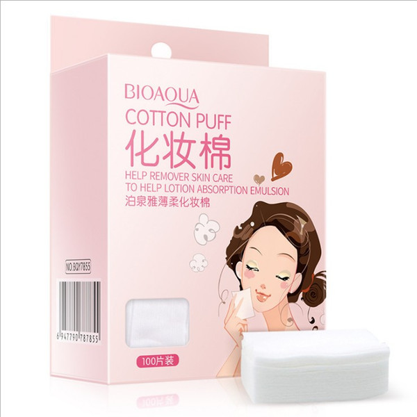 Makeup Tool Cleansing cotton Cotton Pads 100 Pcs Boxed High Quality Velvet Combed Cotton Makeup Remover