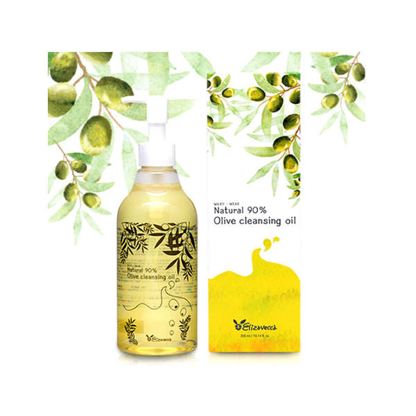 Elizavecca Milky Wear Natural 90% Olive Cleansing Oil 300ml Korean Cosmetics