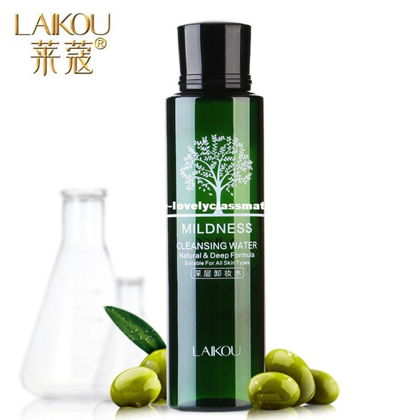 LAIKOU Olive Oil Makeup Remover Intensive Purify Cleansing Water Skin Care Eyes Lips Face Deep Clean Cleaner Wiper 100ml