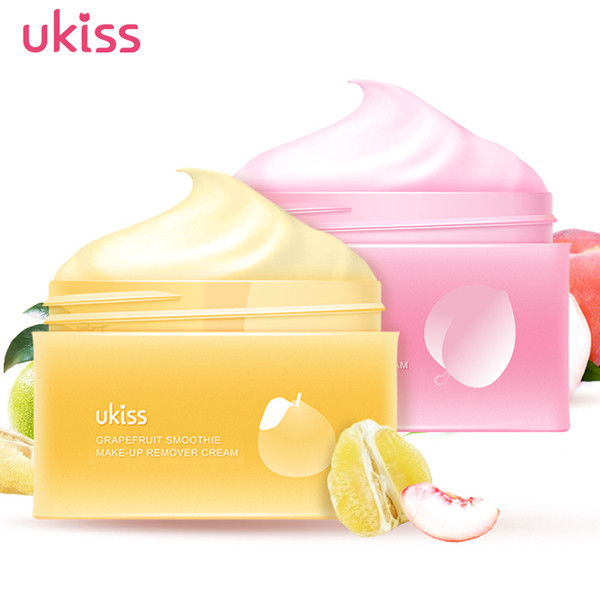 Ukiss Facial Eyes Lips Makeup Remover Cream Shrink Pores Erase Mascara Cleanser Quick Dissolve Deep Cleansing Cream