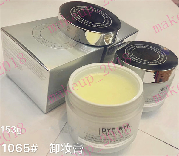 New Makeup Remover bye bye makeup 3-in-1 makeup melting cleansing balm 80g with skin- softening serum concentrate 1 pcs ePacket shipping