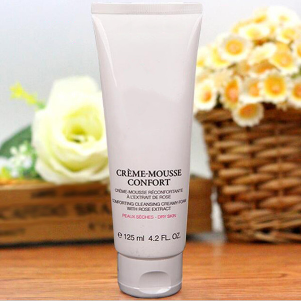 Luxury Brand Creme Mousse confort Mousse Douceur Cleanser Cleansing Cremay Foam Withrose Extract 125ml by niubility