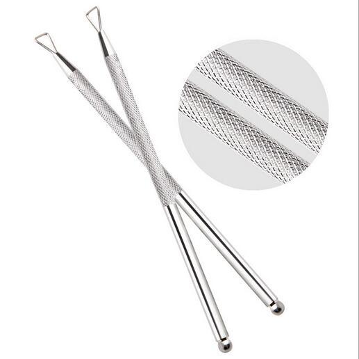 Hot Makeup Beauty Triangle Stick Rod UV Gel Polish Remover Culticle Pusher Stainless Steel Manicure Nail Art Tool for Removing Gel Varnish