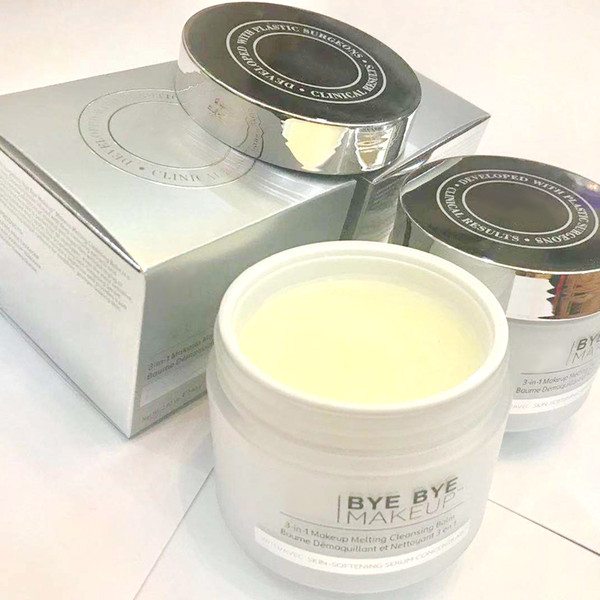 New Makeup Remover bye bye makeup 3-in-1 makeup melting cleansing balm 80g with skin- softening serum concentrate 80g