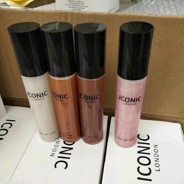 New Iconic London Prep Set Glow Setting Spray Long lasting highlighter bronze 120ml 4 colors free shipping