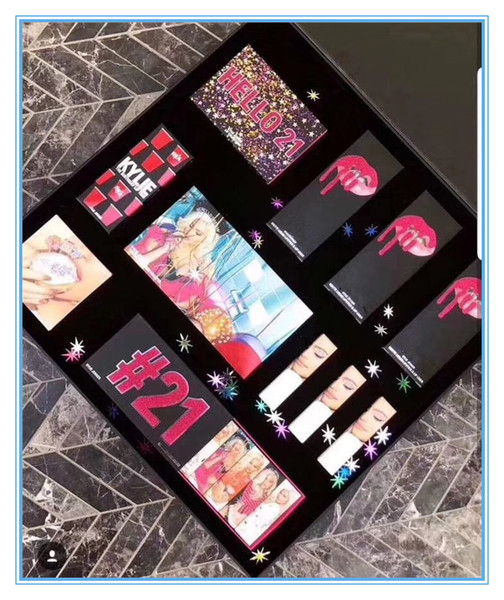 2018 Birthday collection makeup set 21 birthday lipstick set Birthday kit set big box eyeshadow palette