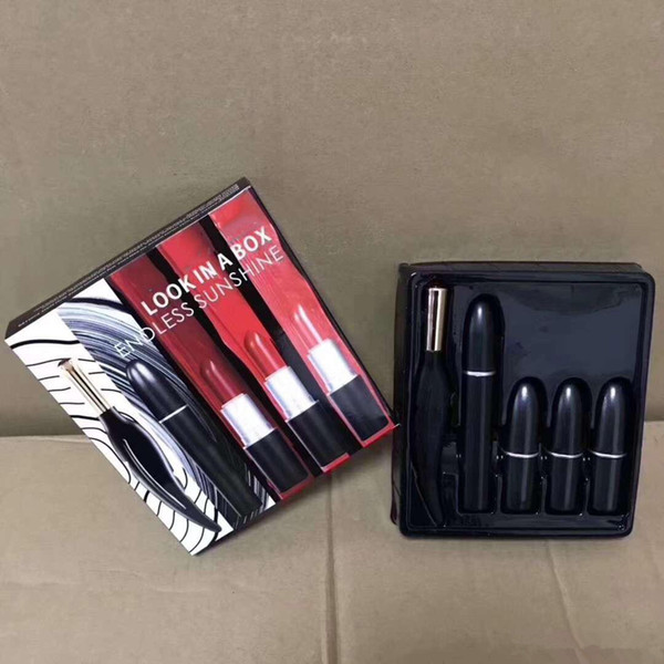 M Makeup Set Look in A Box Endless Sunshine Eyeliner Mascara Matte Lipstick 5 in1 Make Up Cosmetics Kit