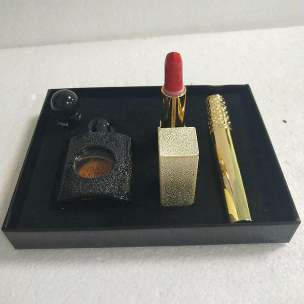 Newest Makeup Set Perfume Mascara Lipstick Beauty Edition 3 in 1 Y Brand Makeup Kit J2108