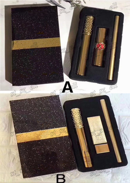 Famous Brand Makeup Set Mascara Lipstick Eyeliner 3 in 1 Cosmetics kit