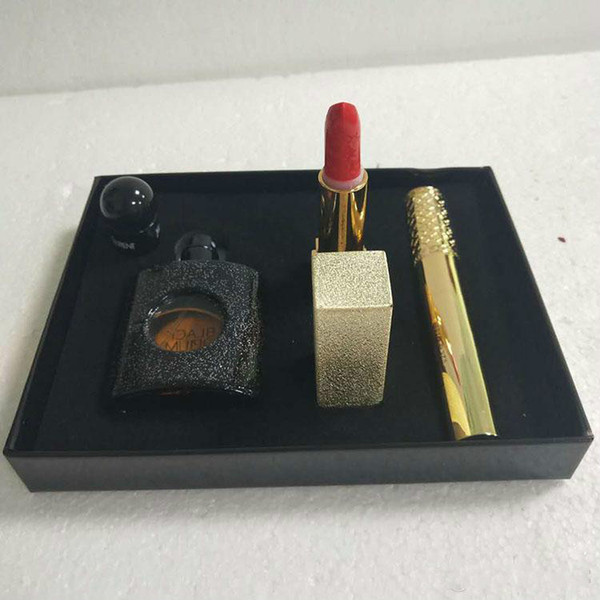 Famous Y Brand makeup set Kollection lipstick mascara perfume 3 in 1 make up kit luxury brand