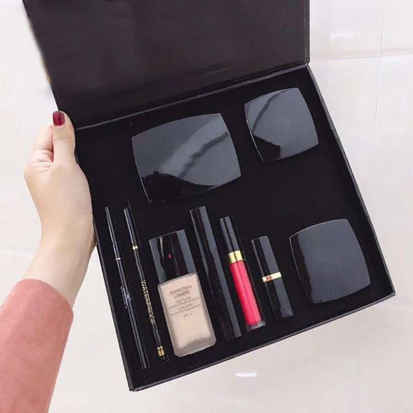 Top quality cosmetics, beginner makeup nine piece, lipstick foundation make-up, waterproof and durable, fast delivery without postage