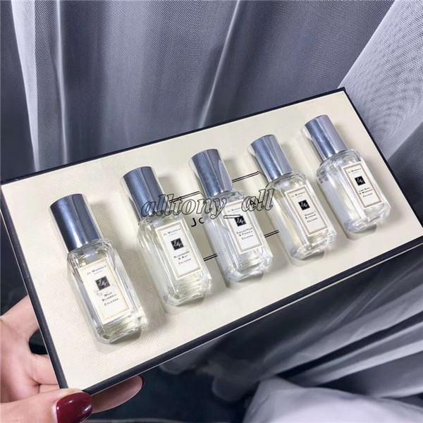 Top Quality ! Famous Brand Jo Malone London 5 smell type perfume 9ml*5 top quality free shipping
