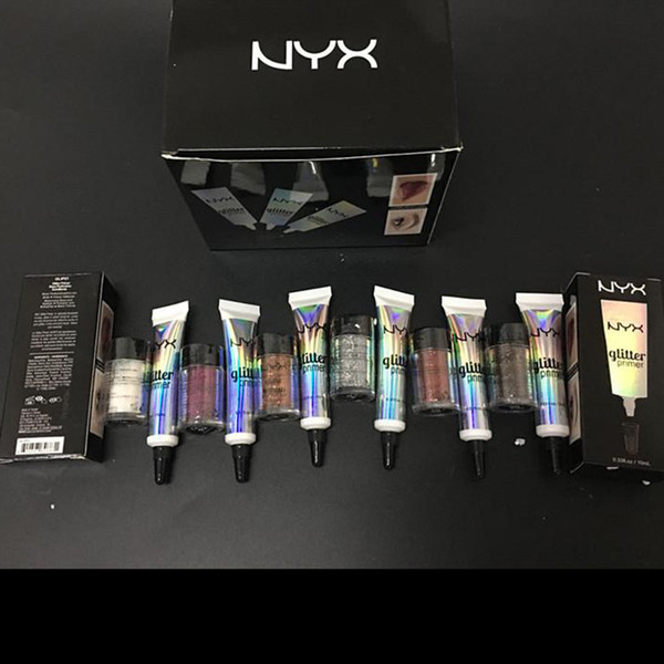 NYX Glitter Primer Cream Concealer Cream NYX Glitter Face and Body Shimmer Powder 6 color Eyeshadow Powder 25G