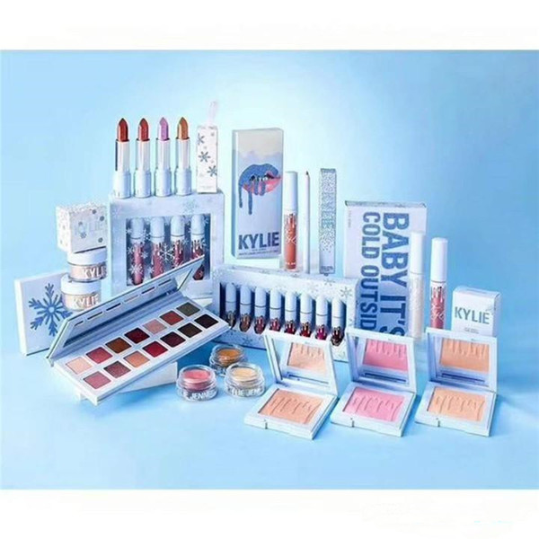 Christmas Holiday Collection Makeup Set CHILL BABY eyeshadow palette BABY IT'S COLD OUTSIDE Christmas makeup set lipstick set highlighters