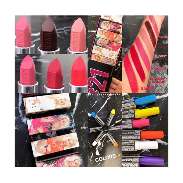 Cosmetics 21st Birthday Collection hello 21 lip gloss lipstick sipping pretty eyeshadow best quality free shipping