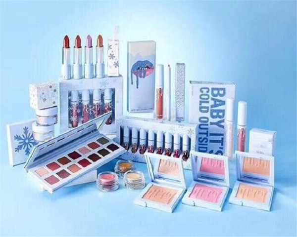 Newest Christmas collection CHILL BABY eyeshadow palette BABY IT'S COLD OUTSIDE Christmas makeup set lipstick set highlighters