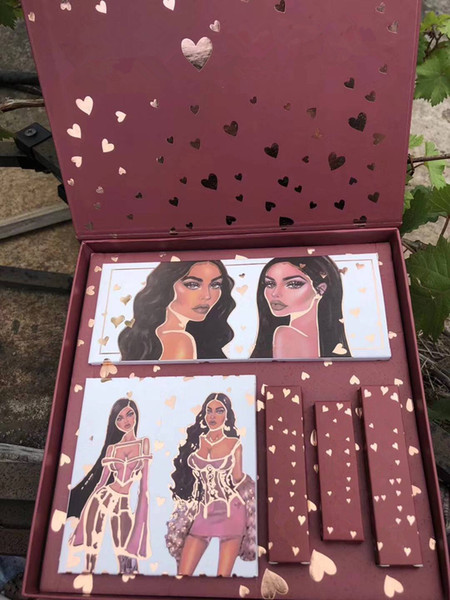 HOT makeup set Brand K&J makeup full set WIFE Life highlighter Eyeshadow Lip Gloss lipstick Cosmetics kit DHL shipping