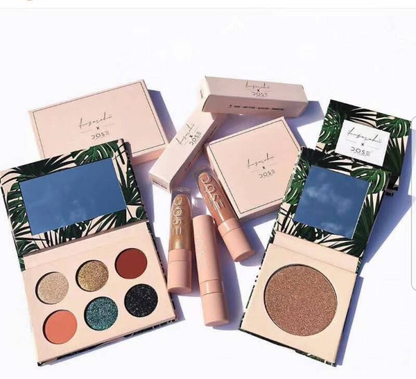 Hot Makeup Brand Set iiluvsarahii x Dose of colors Set eyeshadow palette highlighter Liquid Lipstick Lip Gloss Collection DHL shipping