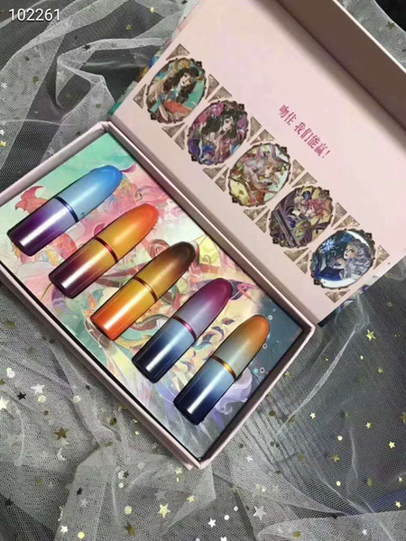 LASplash Cosmetics Lip Couture 5 in 1 Matte Lipstick Dia De Los Muertos Macosmetics Limited Edition Box Collection