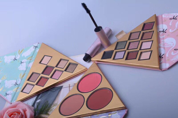 New Faced Christmas set gift Under the Christmas Tree contains Two eyeshadow set and One blush set with better than sex mascara in stock!