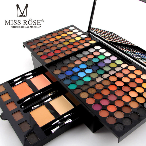 Professional Multi-layer Makeup Palette Sets for Women Face Lip Eyes Eyeshadow Powder Blush Brand Makeup Box with Mirror Brush
