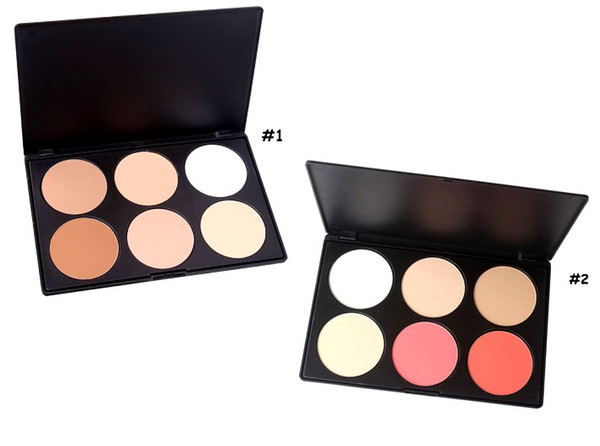 Professional 6 Colors Contour Blusher Face Powder Palette Contouring Makeup Cosmetic Blush Palette