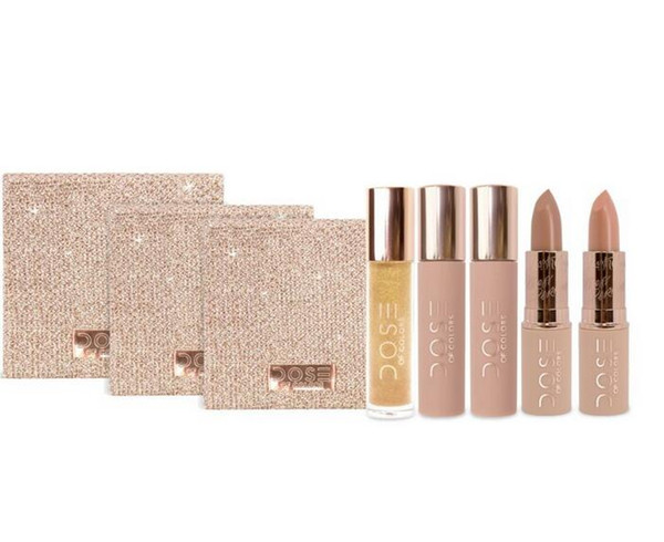 Makeup Set Dose of colors Desi X Katy Set THE GIRLS eyeshadow palette from the Collection 4color eyeshadow highlighter Lipstick Lipgloss dhl