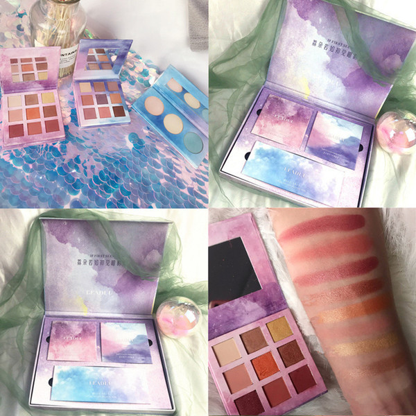 Highlighter Eyeshadow Palette Makeup Set 3 in 1 Big Gift Box Women Shimmer Matte Eye shadow Eyebrow Powder Cosmetic Make Up Kit