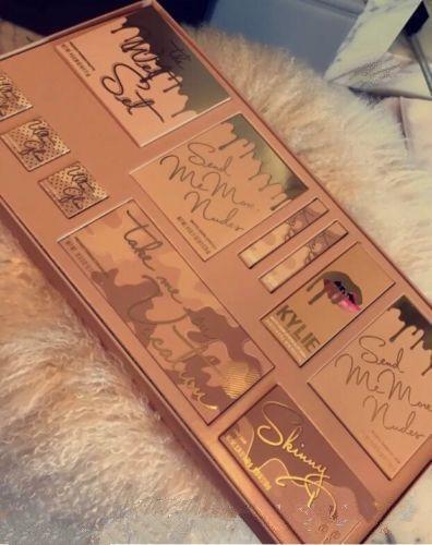 new!kylie jenner makeup set,take me on vacation,,send me more nude ,ultia glow , the wet set and june bug.