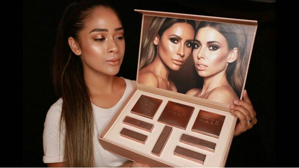 Makeup Set Dose of colors Desi X Katy Set THE GIRLS eyeshadow palette from the Collection 4color eyeshadow highlighter Lipstick Lipgloss