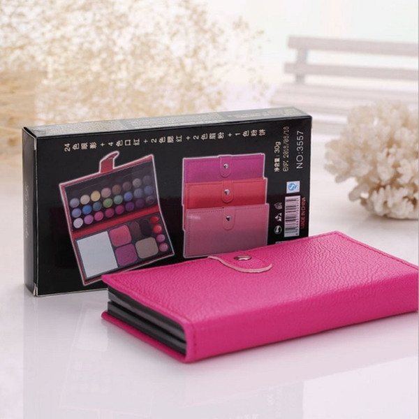 Make Up Tool Kit 33 in 1 Make Up Cosmetics Including Eye Shadow Blush Powder Lip Gloss 3 With Makeup Box