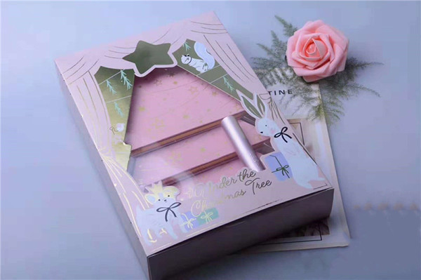 2019 New Faced Makeup Set Under the Christmas Tree Collection Contains Two eyeshadow Palette and One Blush with Better Than Sex Mascara