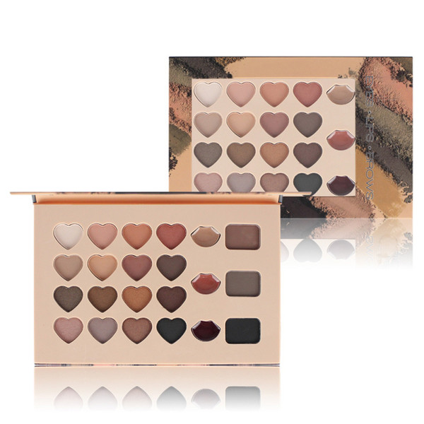 Brand Makeup Palette 3 In 1 Multifunction Eyeshadow Lipstick Eyebrow Palette Professional Makeup Set Eyes Lips Brows