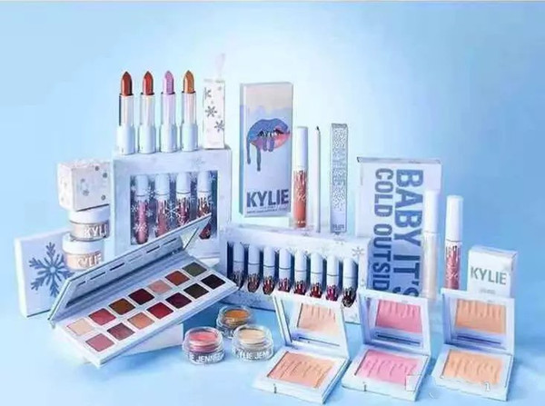 Christmas Holiday Collection Makeup Set CHILL BABY eyeshadow palette BABY IT'S COLD OUTSIDE Christmas makeup set lipstick set highlighters