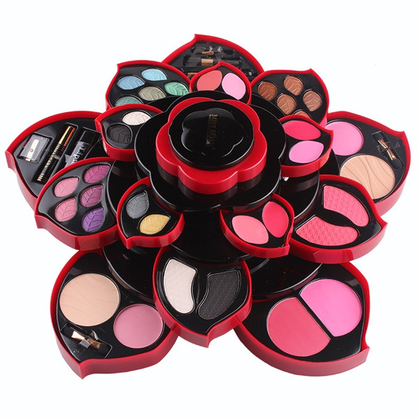 MISS ROSE Color Spirit Make-up Kit Professional Rotary Plum Makeup Palette