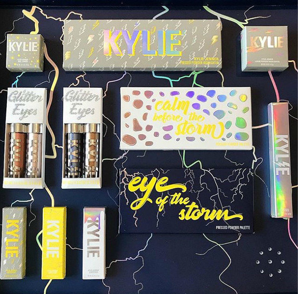 Top Quality ! New Hot makeup Set the weather Collection Flash Glitter Gloss eyeshadow Highlighter Lipstick Storm Full set DHL shipping
