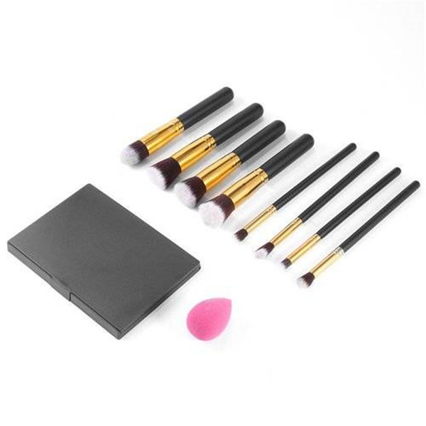 15 Color Concealer Palette + 8 PCS Make Up Brush Kit + Sponge Puff Makeup Tool ZE70700