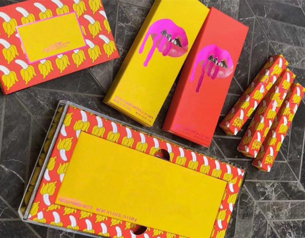 Newest Hot Brand makeup set The Summer Collection Matte lipstick Eyeshadow palette Lip Gloss Cosmetics Kit DHL shipping