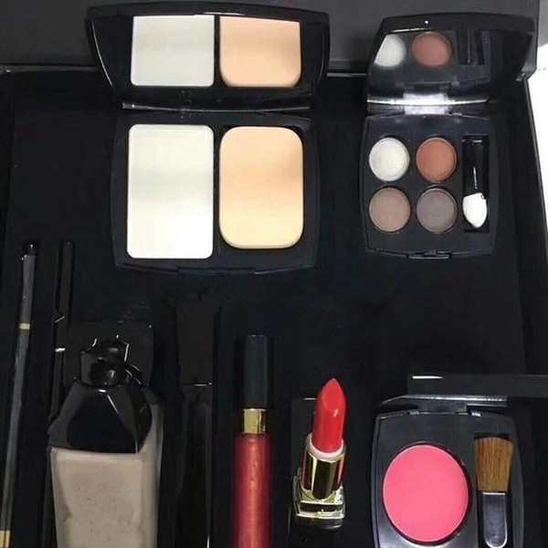 free High Quality New Cosmetics Concealer Eyebrow Pencil Blush Lipstick Eyeliner Pencil High Quality Makeup Kit Big Box Set