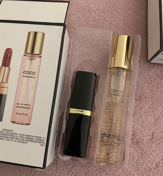 Luxury Makeup Matte Lipstick rouge à lèvres + 20ml Perfumes Fragrances For Women Set Cologne Set de maquillaje