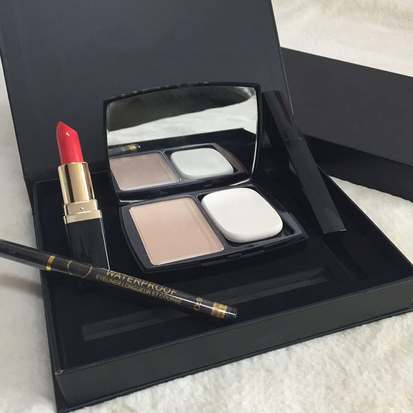 Hot Makeup Brand makeup set Kollection Lipstick Eyeliner Face powder Mascara 4 in 1 makeup kit High Quality DHL shipping