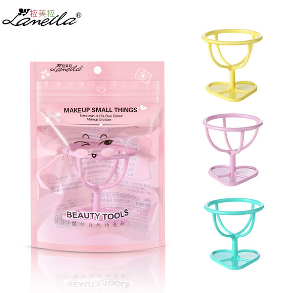 LAMEILA 3 Colors Makeup Sponge Puffs Display Stand Gourd Shape Sponge Egg Drying Holder Bracket Make Up Storage Tool