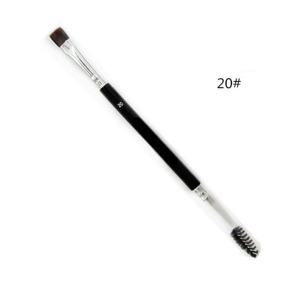 Newest Hot Sale Eyeshadow brush 1pcs #12 #7 #15 #20 Double Head Handle eyelashes Eyebrow makeup brush