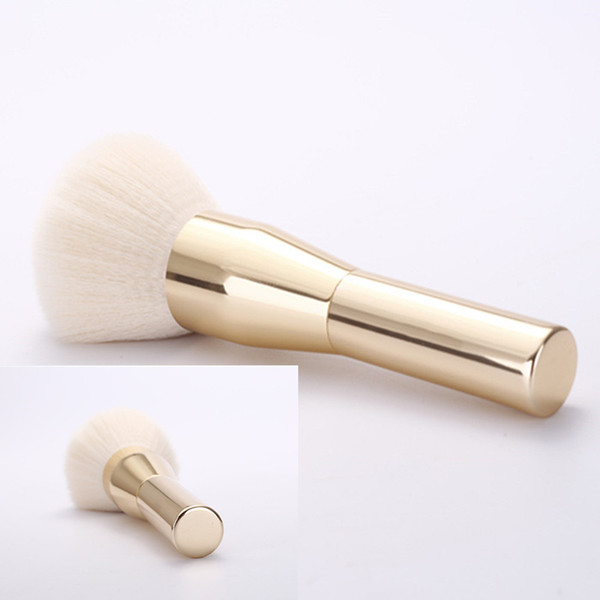 GUJHUI 1Pc newest Rose Gold Powder Blush Brush Professional Make Up Brush Large Cosmetics Makeup Brushes