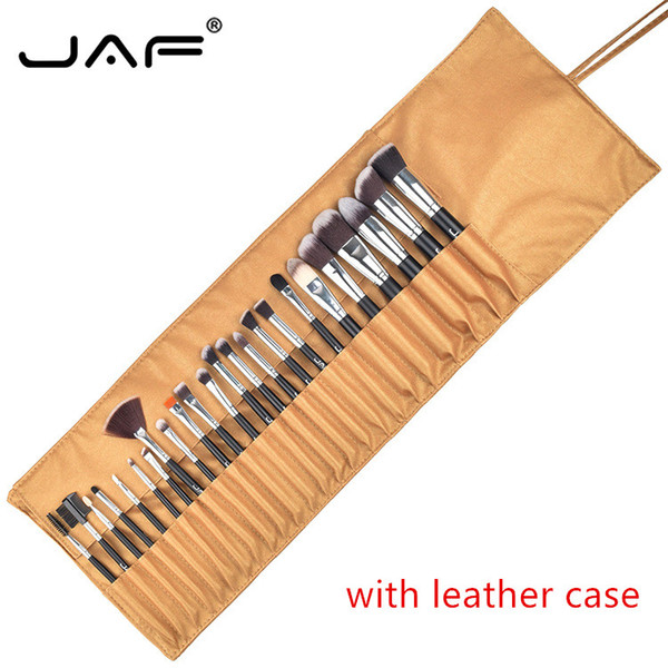 JAF Makeup Brushes 24 pcs Premiuim Makeup brush set High Quality Soft Taklon Hair Professional Makeup Brush Tool Kit with bag