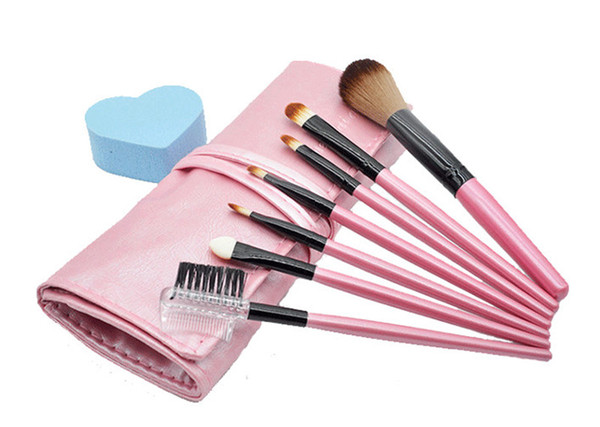 cosmetics make up Brush 7pcs Set Eyeshadow power blush brushes Palettes Foudation Makeup Brushes Make Up Tools