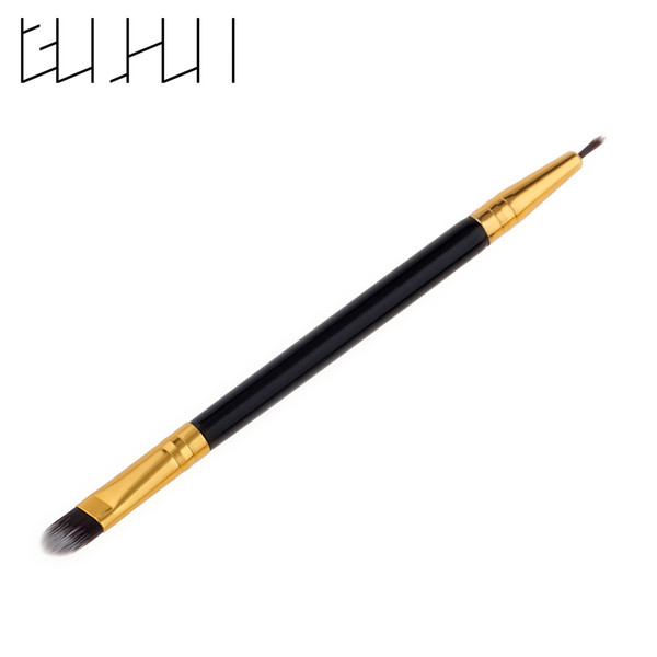 GUJHUI 
8000
1pcs Double Head Makeup Brush Eyebrow Eyeshadow Concealer Eyeshadow Powder Eyeliner wood handle Cosmetic Tools